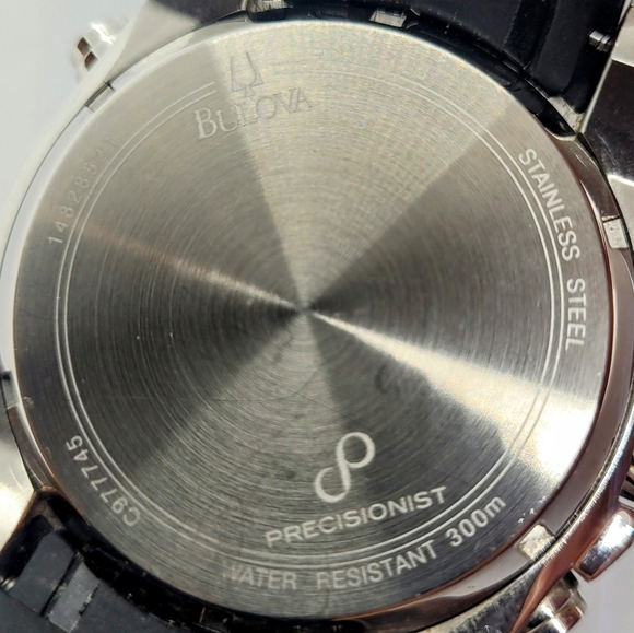 Bulova Men's Stainless Steel Precisionist Chronograph Watch (2 Bands) - Picture 6 of 10